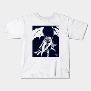 Dragon silhouette art Kids T-Shirt